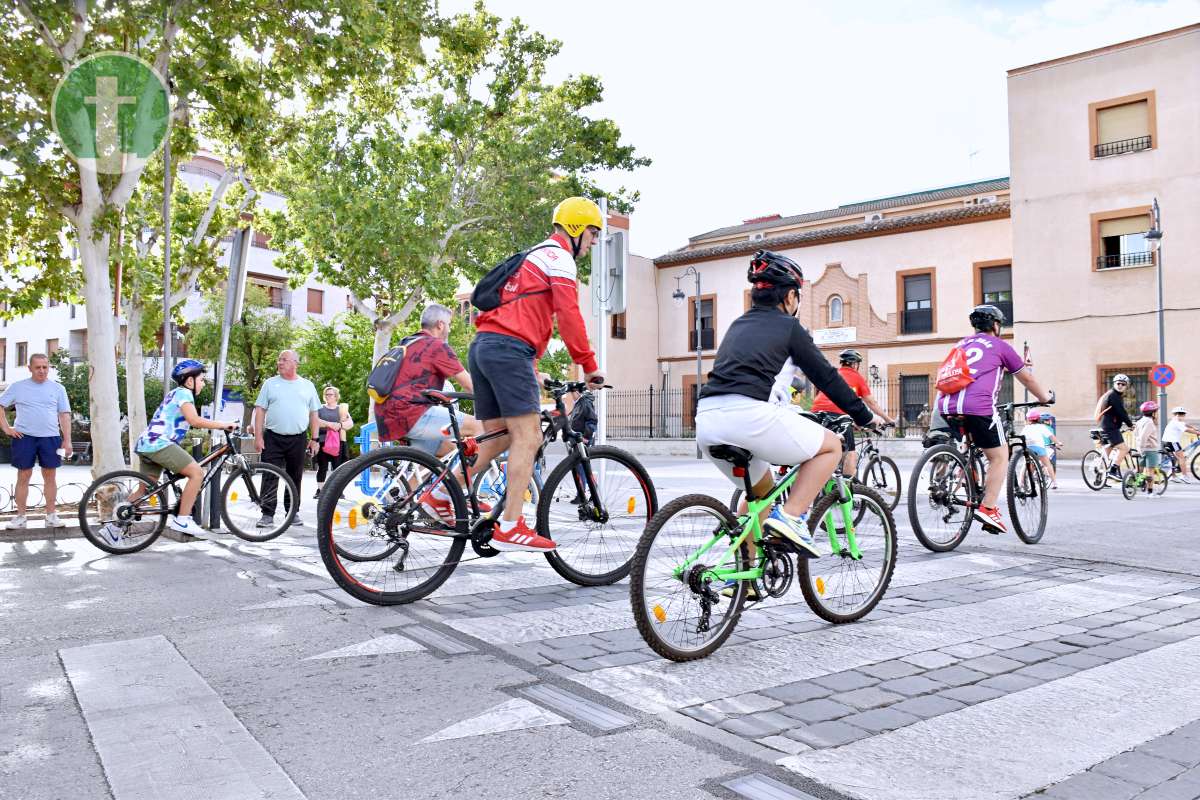 Más de 1.500 personas disfrutan de una jornada festiva en el Día de la Bici de Tomelloso