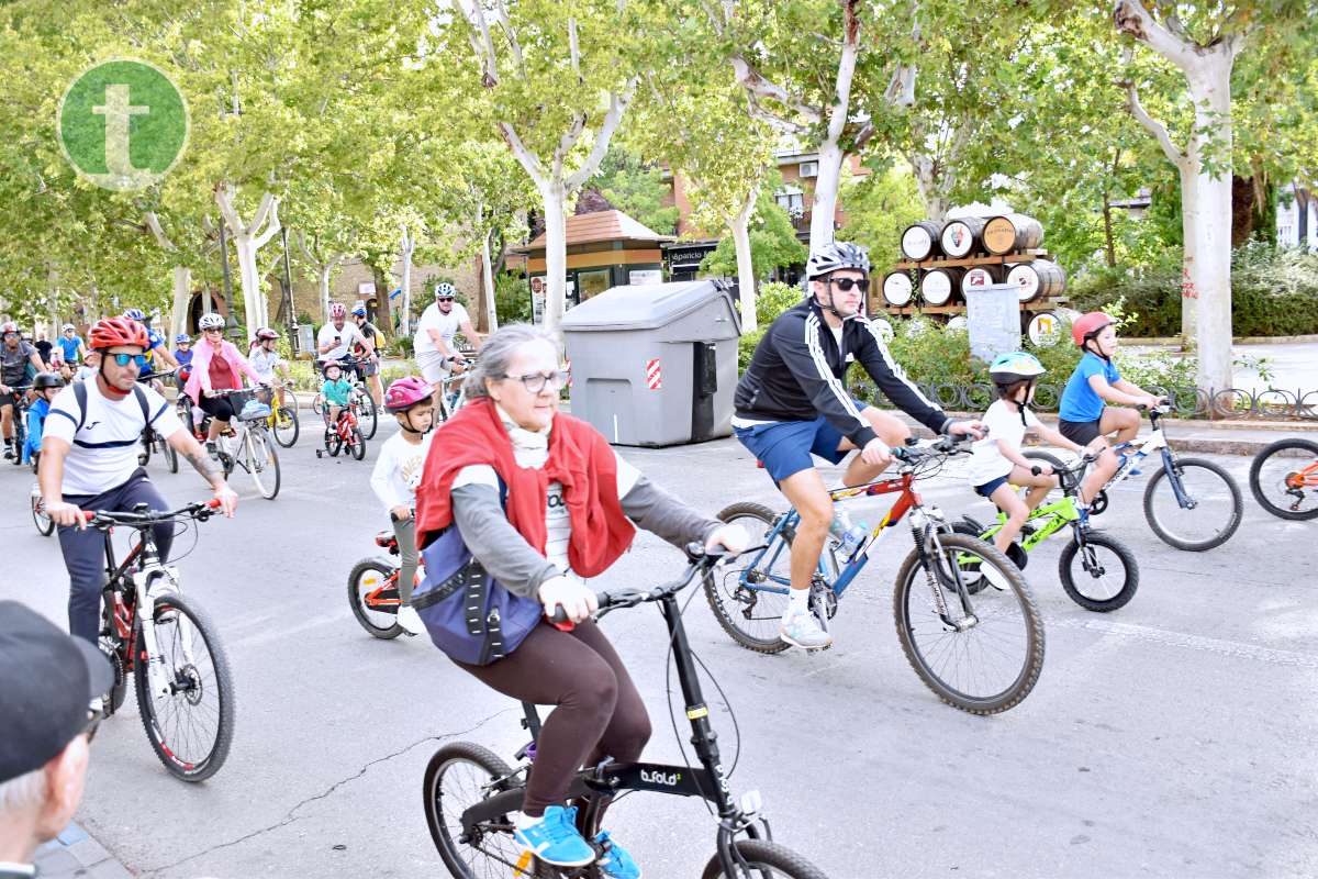 Más de 1.500 personas disfrutan de una jornada festiva en el Día de la Bici de Tomelloso