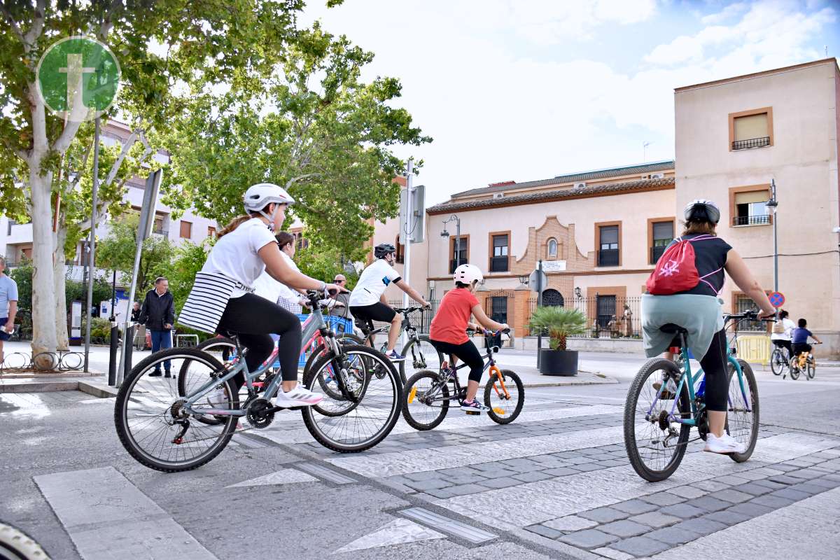 Más de 1.500 personas disfrutan de una jornada festiva en el Día de la Bici de Tomelloso