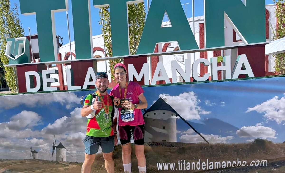 La atleta tomellosera María Parra, tercera en el trail Titán de la Mancha