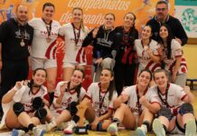 Tres alumnas de la UCLM compiten en el campeonato europeo de balonmano playa que se celebra en Portugal