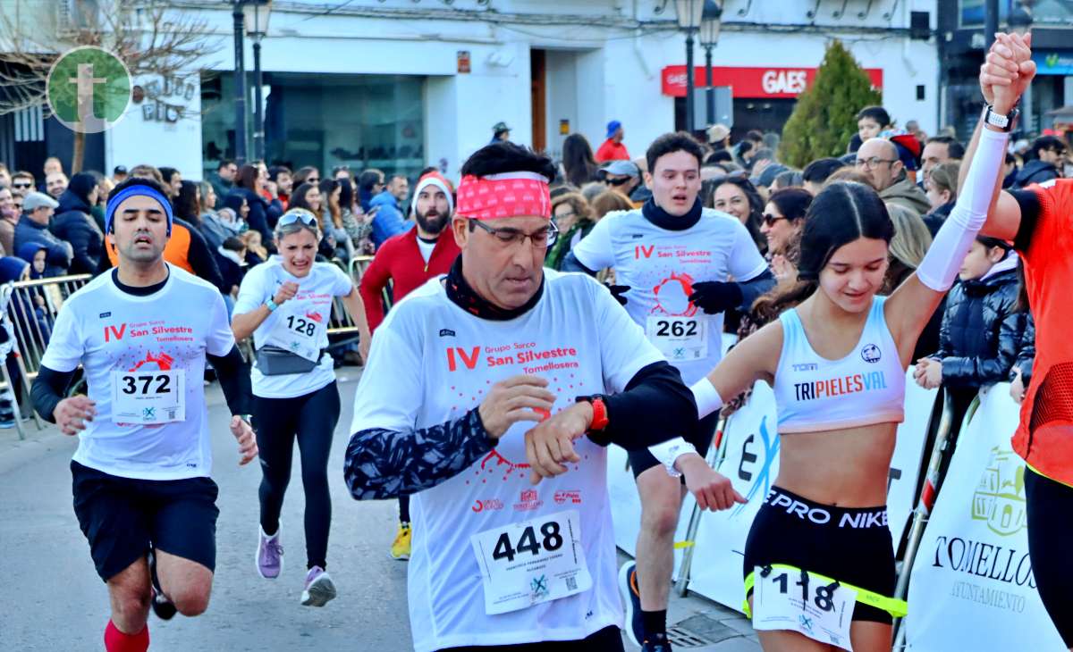 La IV San Silvestre Tomellosera despide 2024 entre deporte, disfraces y solidaridad