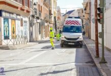 Tomelloso acondiciona varios pasos de peatones de la localidad