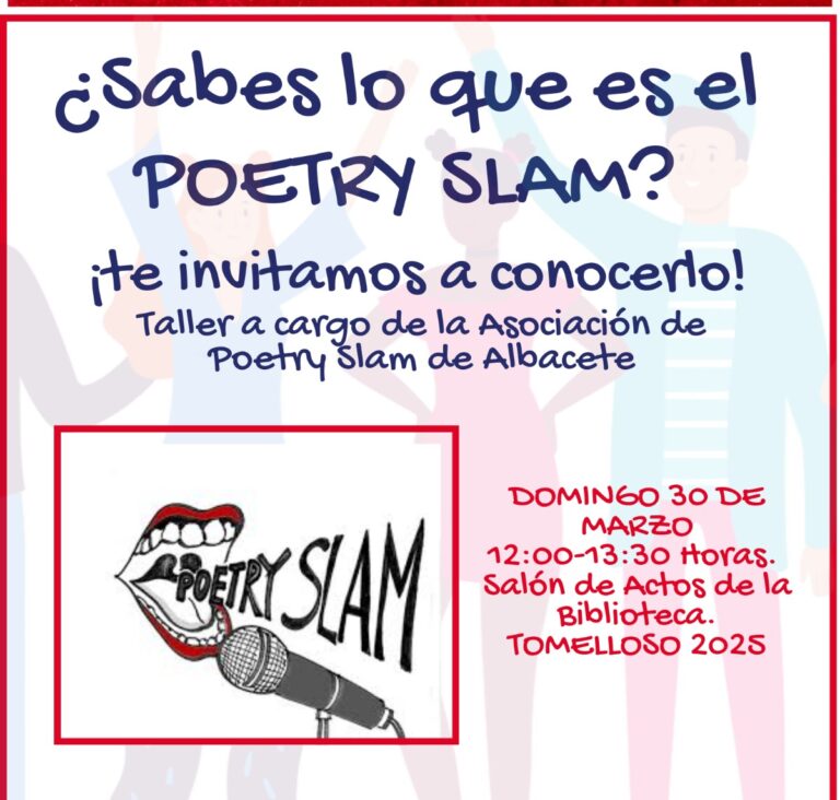 La cultura del Poetry Slam llega este domingo a Tomelloso para conocer mejor el torneo poético