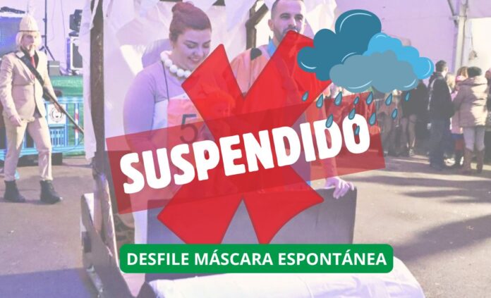 suspendido desfile mascara espontanea