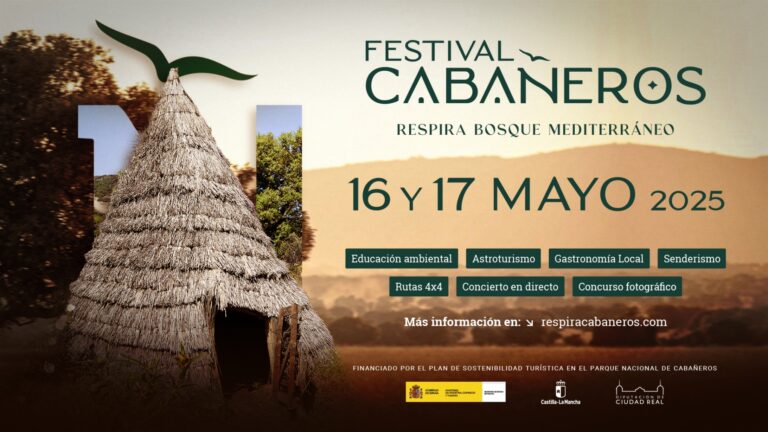 Rutas, gastronomía, astronomía, música y talleres en el ‘Festival Cabañeros’ del 16 y 17 de mayo