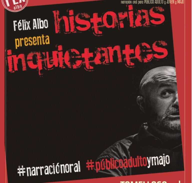 «Historias inquietantes», un espectáculo de narración oral para adultos, llega a Tomelloso