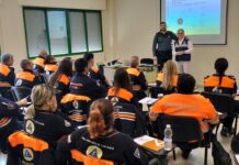 Voluntarios de Protección Civil, algunos de Tomelloso, se forman en la búsqueda de desaparecidos