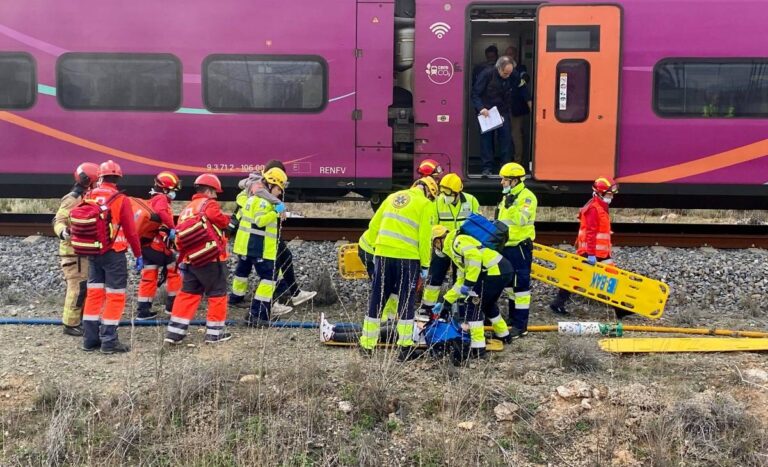Tren averiado, incendio forestal y heridos: así se entrena Castilla-La Mancha para lo peor