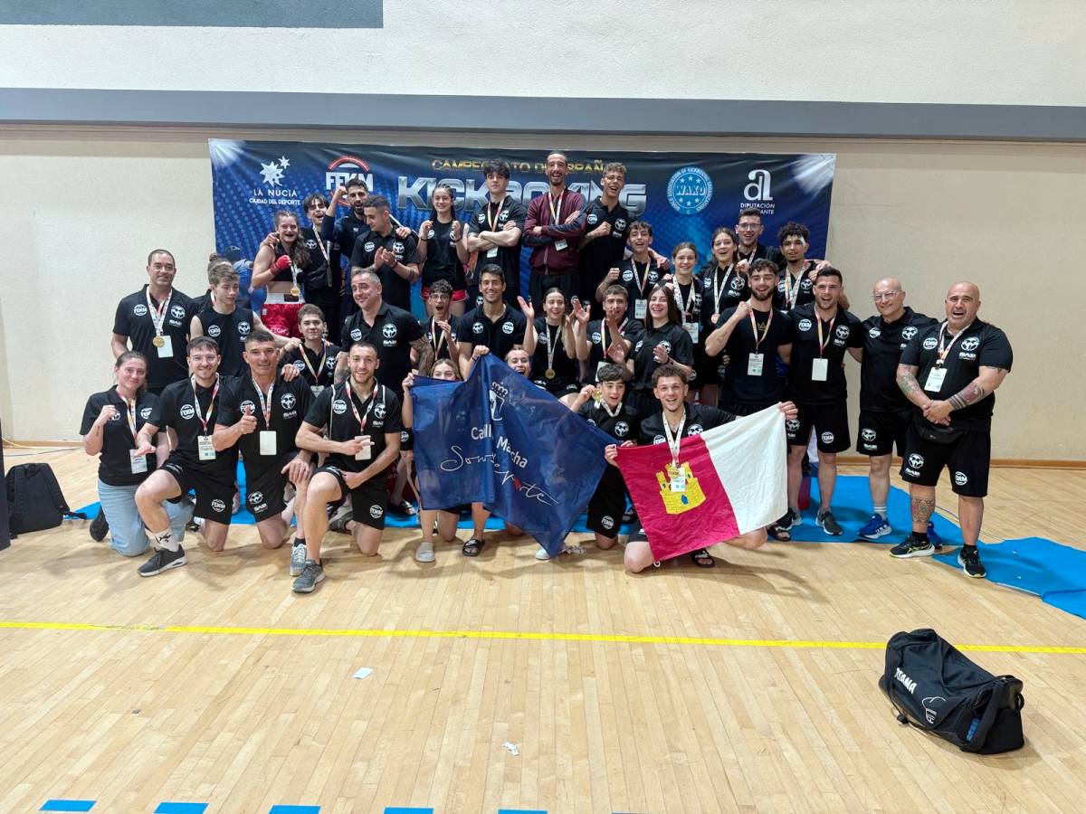 Nuevos éxitos para el club Alma Matter de Tomelloso en un campeonato de kick boxing