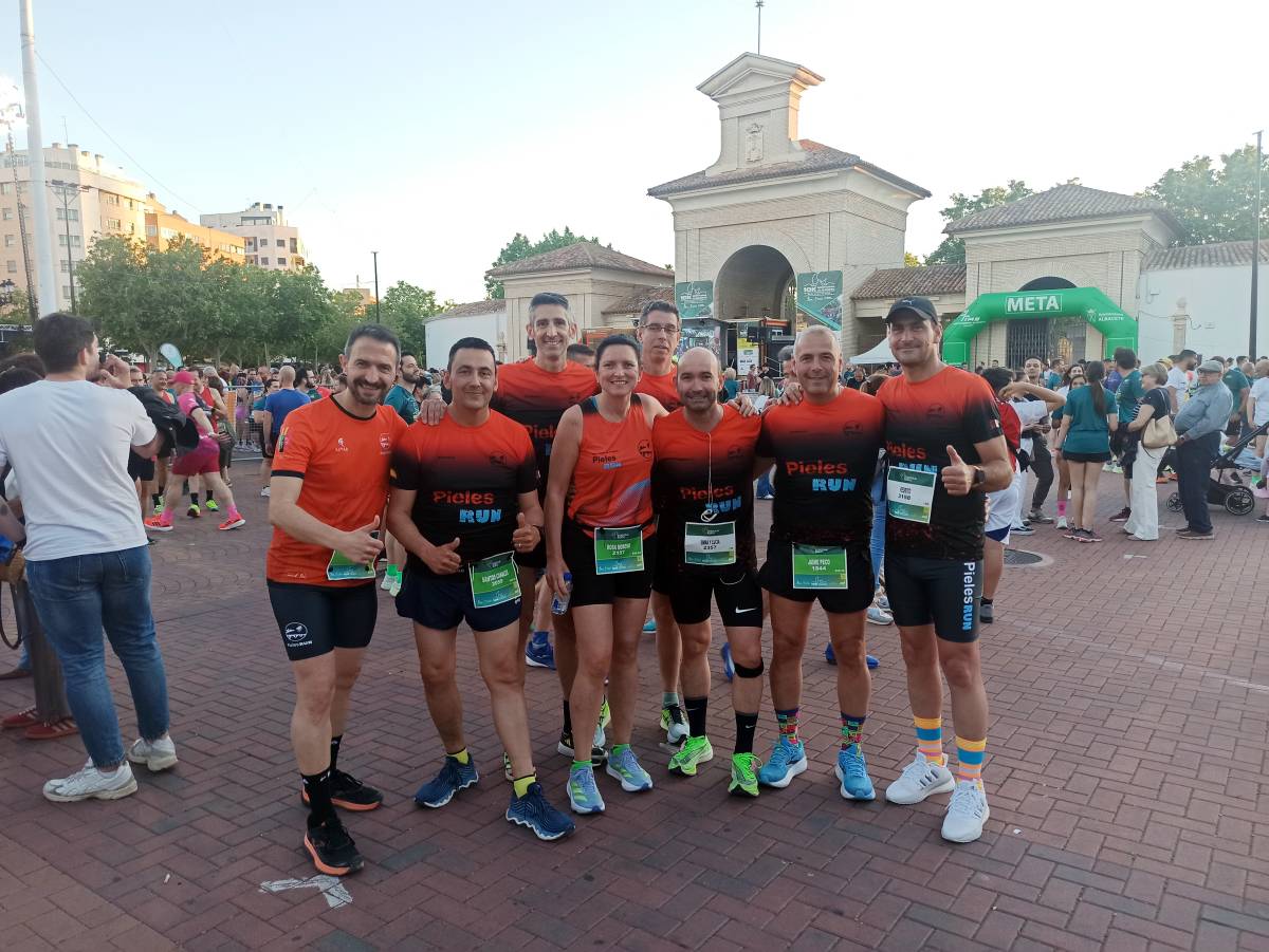 Los Pieles Run brillan en asfalto y montaña: grandes actuaciones en la 10K Nocturna de Albacete y la 10K de Pedro Muñoz