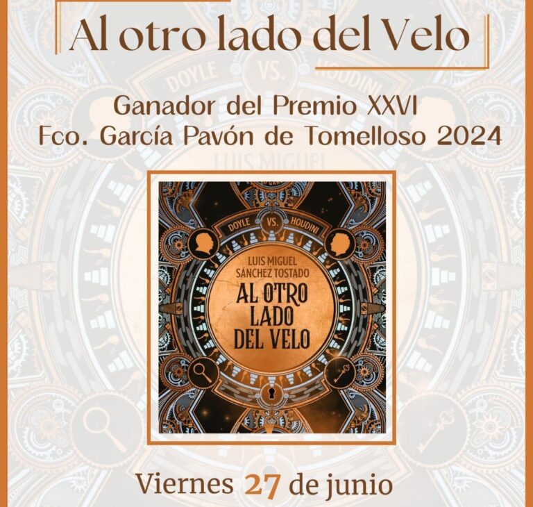 Tomelloso acogerá la presentación del libro «Al otro lado del velo», de Luis Miguel Sánchez Tostado