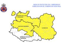 Fenómenos meteorológicos adversos en varias zonas de la provincia de Ciudad Real