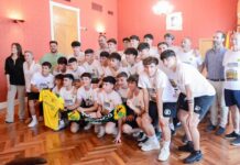 Merecida recepción al equipo juvenil de fútbol por su ascenso a Liga Nacional