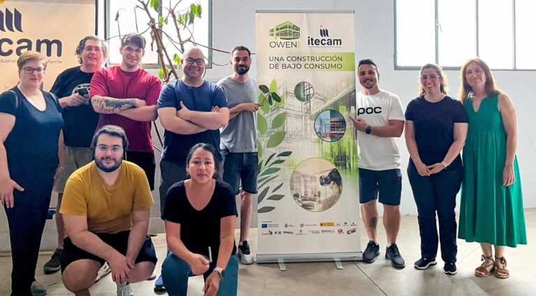 Desempleados se forman para trabajar en edificación sostenible con el proyecto OWEN de Itecam