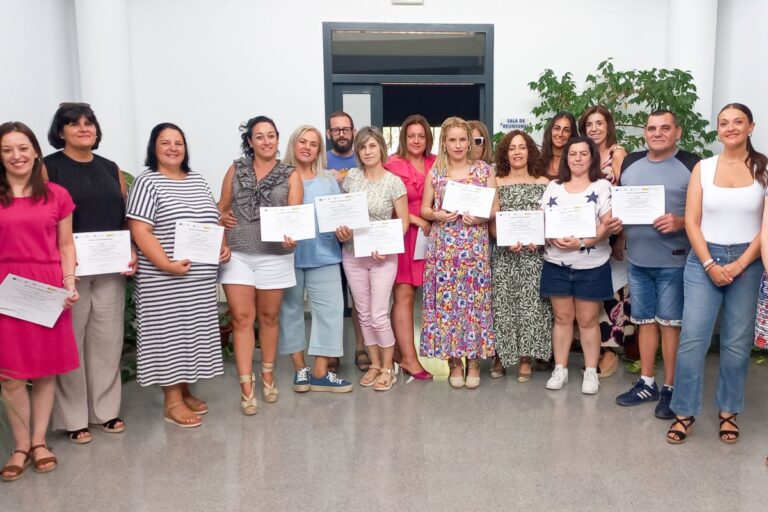 17 mayores de 45 años terminan el curso de Celador en Instituciones Sanitarias en Tomelloso
