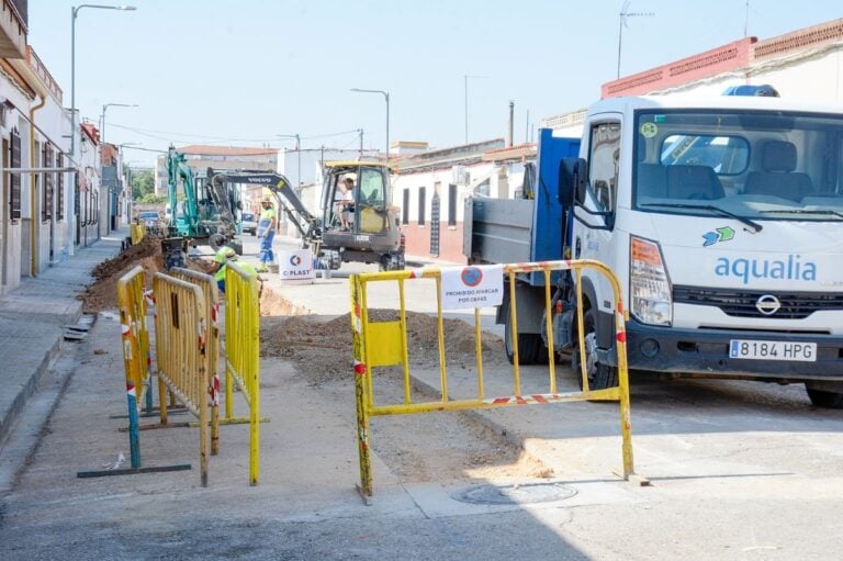 Arrancan las obras de renovación del colector principal en la calle Zaragoza de Tomelloso