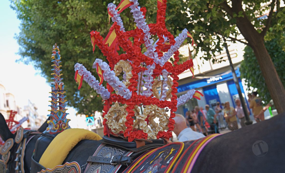 Mulas y carros, tradición viva en la Feria de Tomelloso
