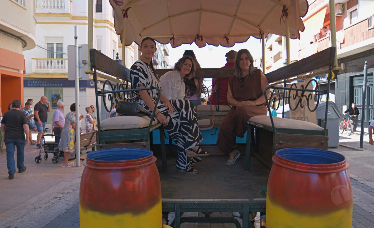 Mulas y carros, tradición viva en la Feria de Tomelloso