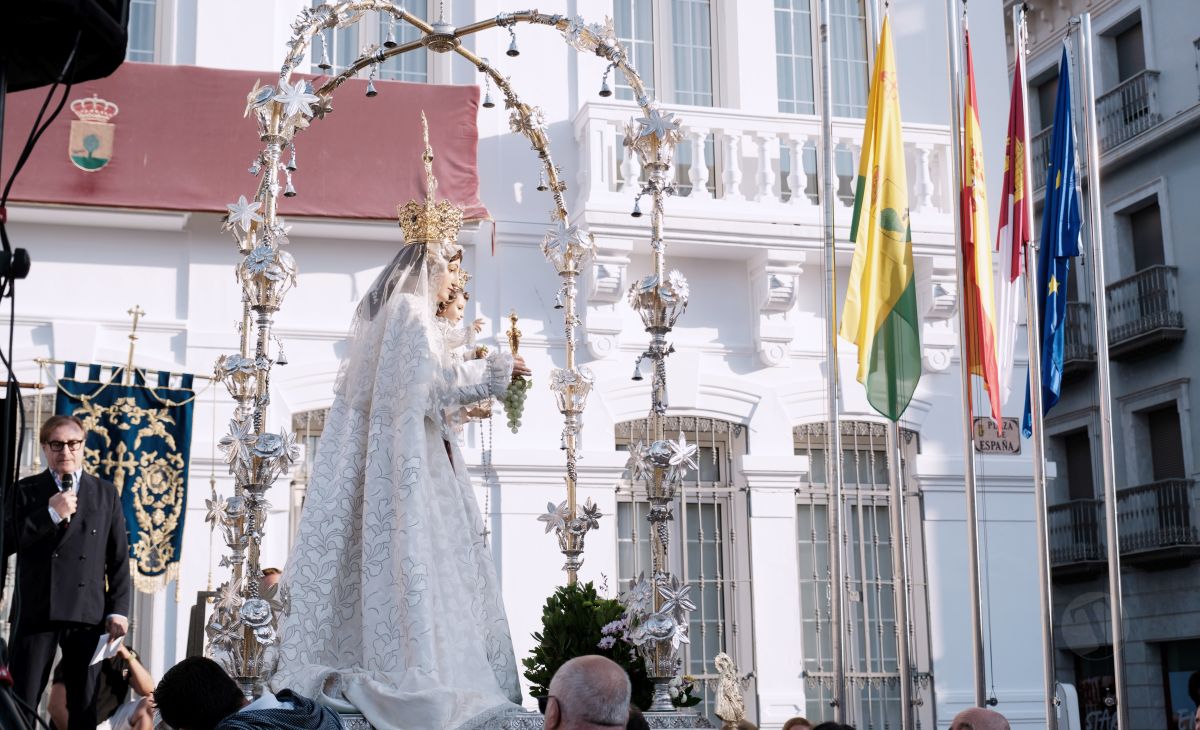 La Virgen de las Viñas llega a Tomelloso para la Feria 2025 en el 450º aniversario de la Parroquia de la Asunción