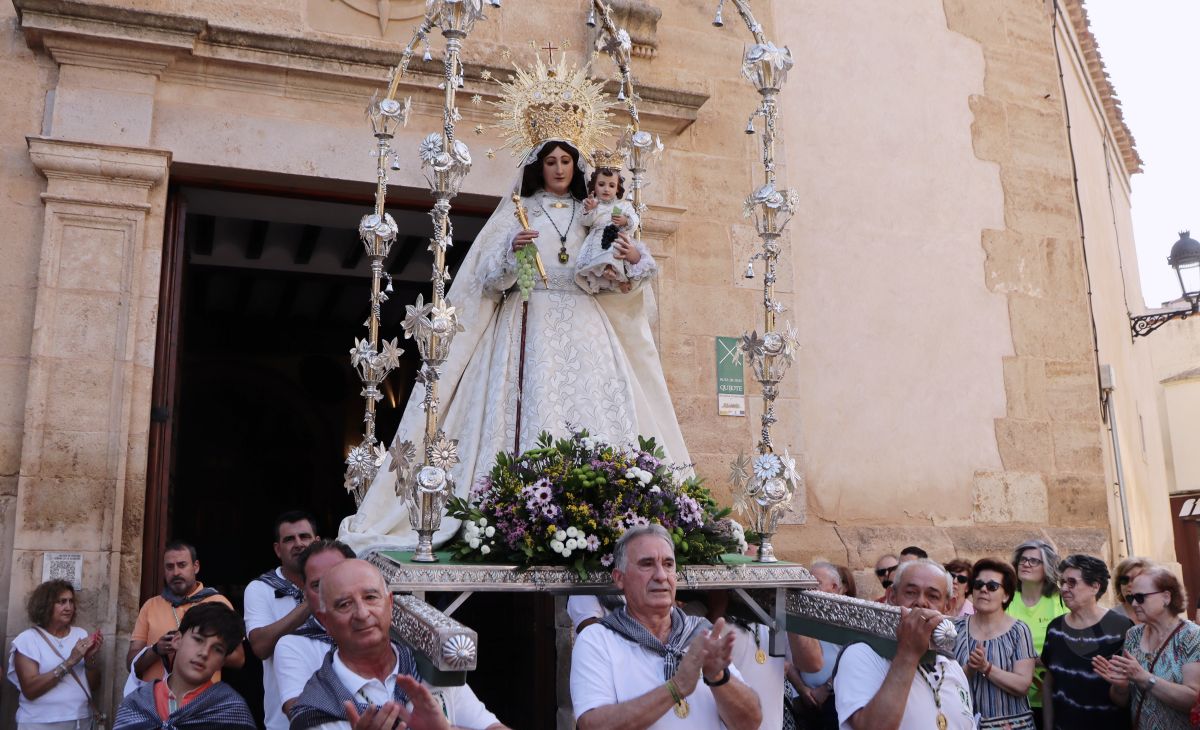 La Virgen de las Viñas llega a Tomelloso para la Feria 2025 en el 450º aniversario de la Parroquia de la Asunción