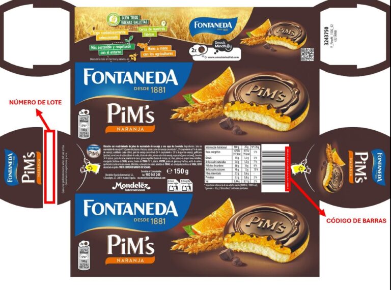 Cuidado: Alertan de la distribución de un lote de galletas Fontaneda con posibles partículas metálicas en C-LM