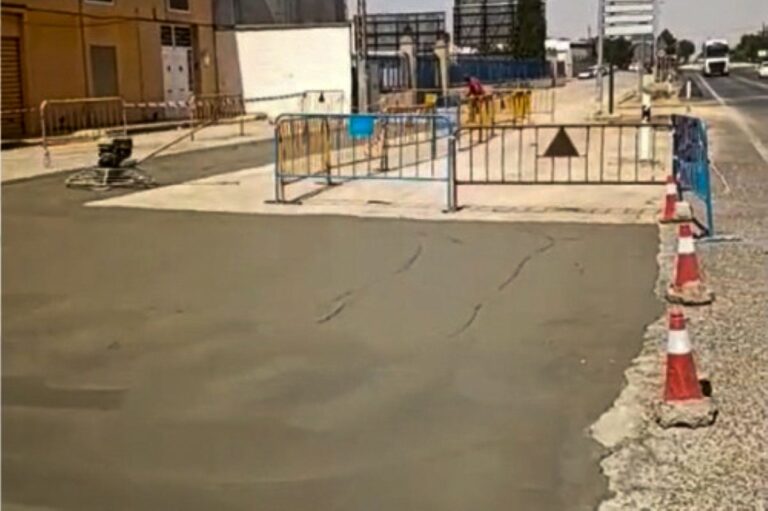 Arreglados los baches de la calle Norte de Tomelloso, zona esencial para agricultores