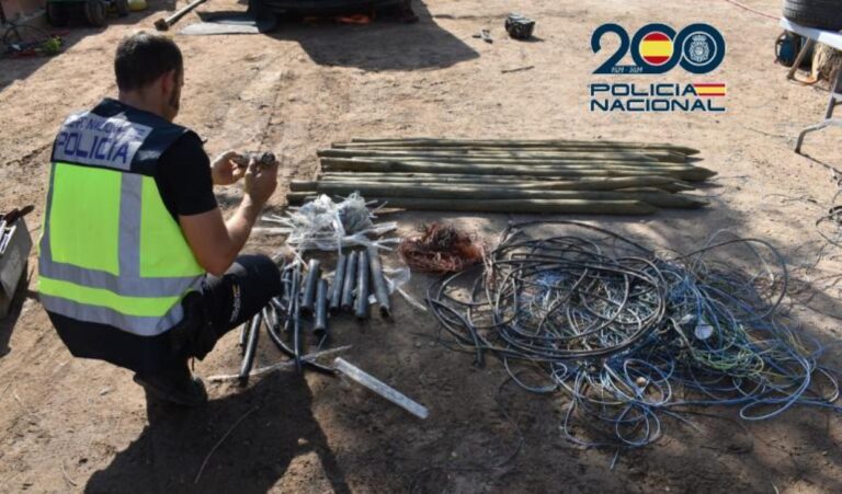 El clan familiar que robaba cables de cobre: cinco detenidos en Alcázar de San Juan