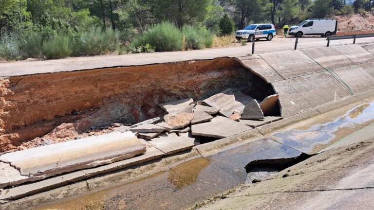Una rotura en el acueducto Tajo-Segura obliga a cerrar el trasvase en Liétor