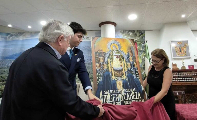 El tomellosero Juan Carlos Rodríguez, autor del cartel de la salida procesional de la Virgen de la Cabeza