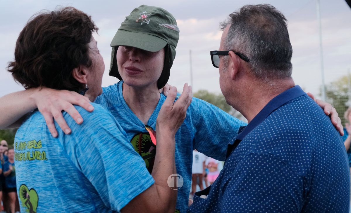 María, reto superado: 12 horas corriendo para no dejar a nadie atrás