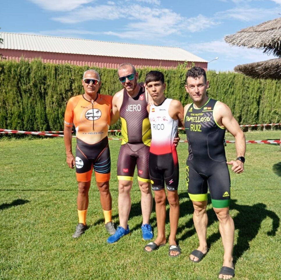 Los Pieles Run destacan en el Triatlón Cross de Las Mesas y en la Carrera Popular de Villafranca de los Caballeros