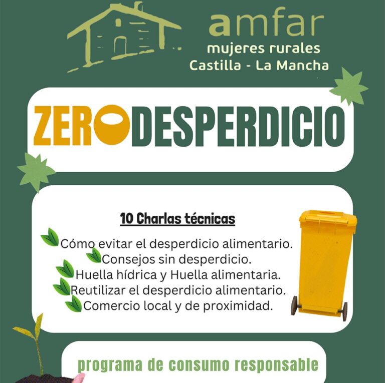 Tomelloso acogerá el programa “Zero Desperdicio Alimentario” de AMFAR