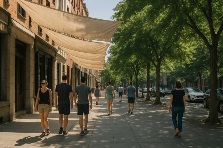 Toldos frente a árboles: una contradicción urbana