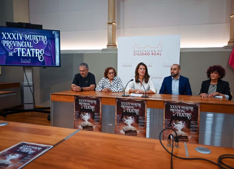La Diputación de Ciudad Real presenta la XXXIV Muestra Provincial de Teatro con récord de participación y nuevas categorías
