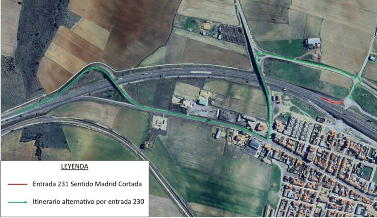 Las obras de la A-4 entre Manzanares y Almuradiel afectarán al tráfico desde el lunes