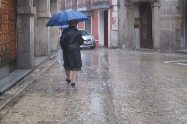 Varios frentes dejarán hasta el miércoles lluvia en el oeste peninsula
