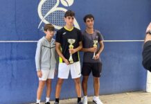 Dos tomelloseros arrasan en el Campeonato Provincial Cadete de Tenis