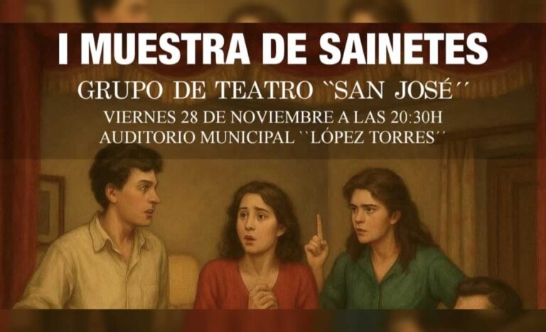 El Grupo de Teatro “San José” celebra su I Muestra de Sainetes a beneficio de la Hermandad de Ntra. Sra. del Mayor Dolor