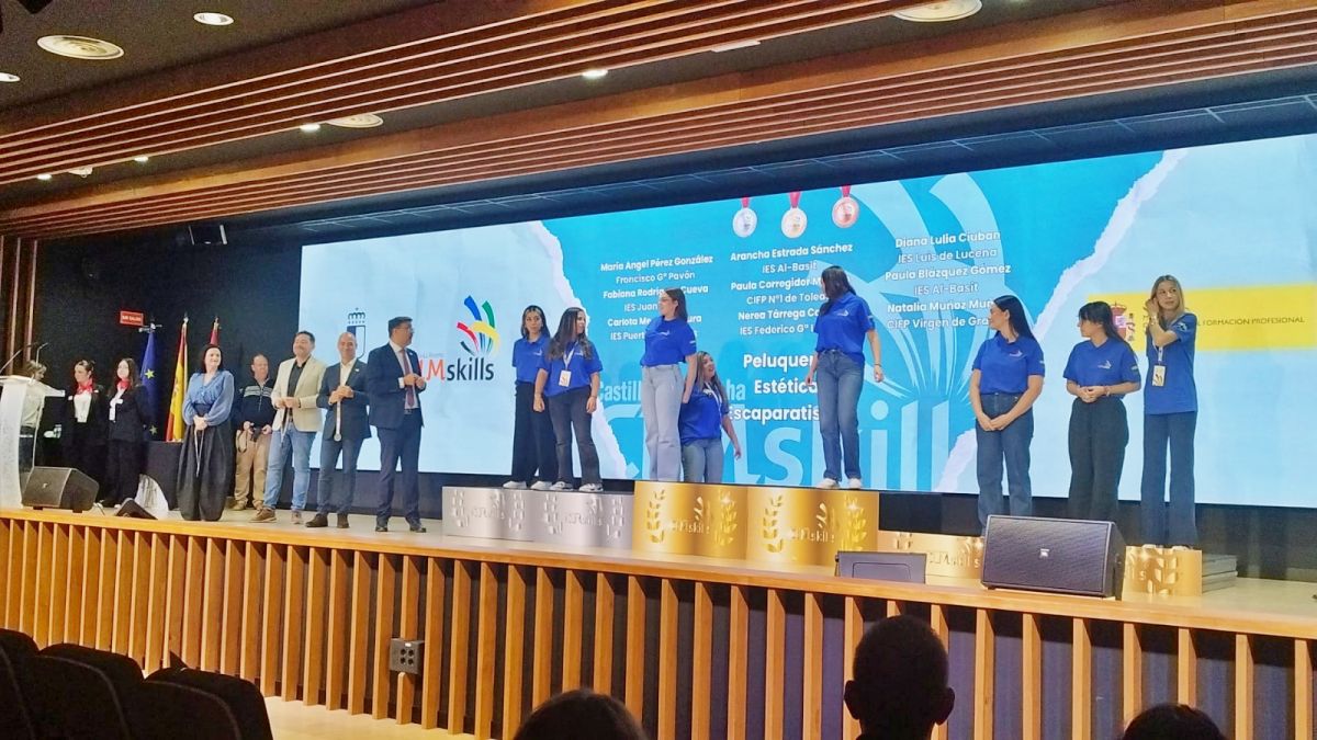 Cuatro medallas para el IES Francisco García Pavón en el CLM Skills 2025