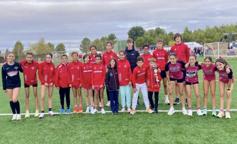 La Manchathon Academy brilla en el Cross Nacional de Quintanar con podios en varias categorías