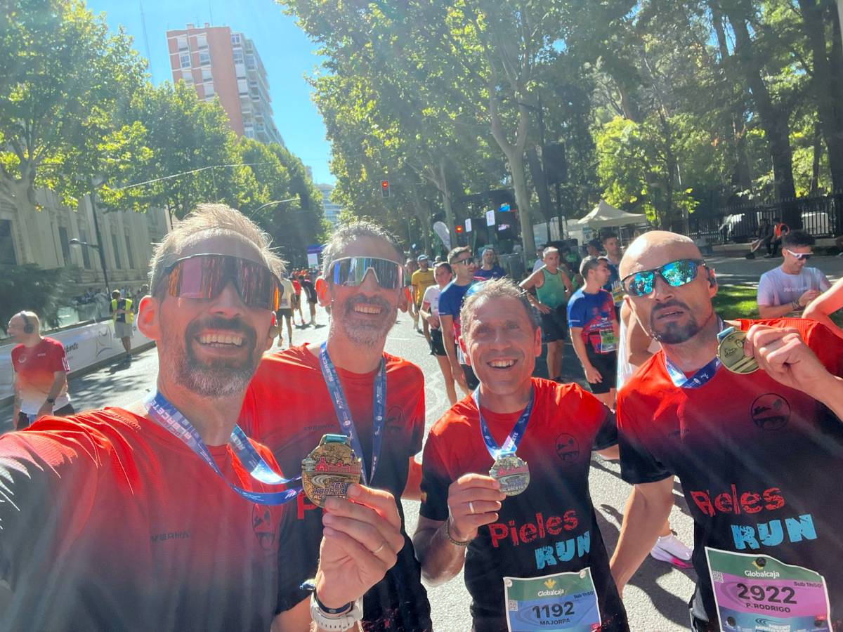 Los Pieles Run de Tomelloso: esfuerzo, compañerismo y triunfos en un fin de semana completo