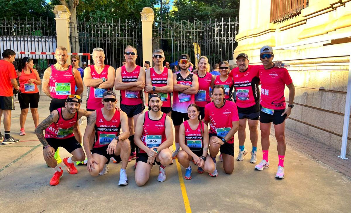 Éxito veraniego para el Club Manchathon culminado con una gran actuación en la Media Maratón Internacional de Albacete