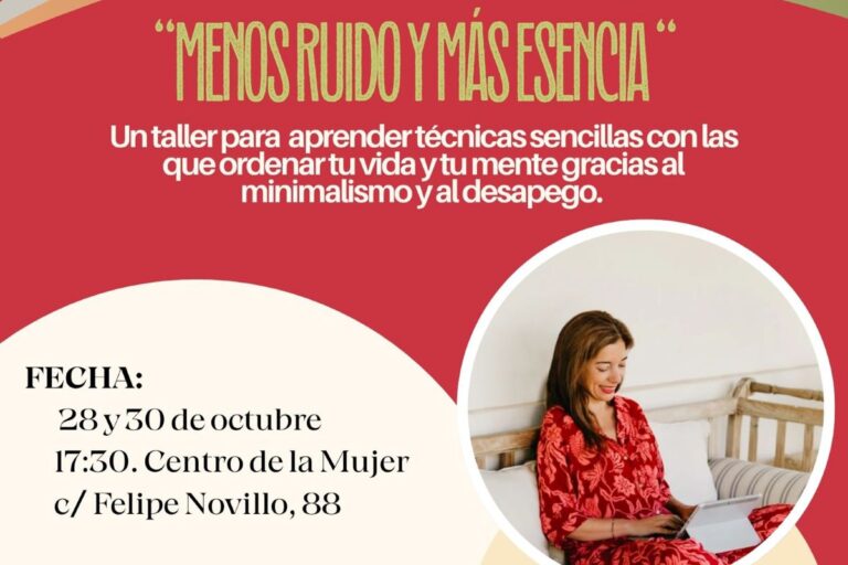 Tomelloso acoge un taller sobre minimalismo y desapego