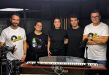 Cristina Rodríguez y los Debuguis estrenan en exclusiva su nuevo single Huellas en el estudio de somosteuve