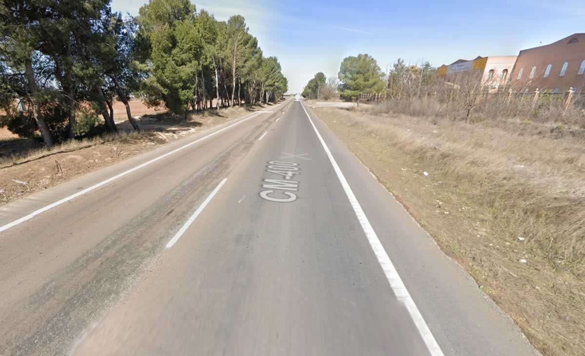 Incendio junto a la CM-400 obliga a cortar el acceso a Tomelloso desde la CM-42