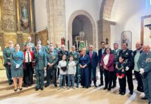 Argamasilla de Alba celebra el Día de la Hispanidad y la festividad de la Virgen del Pilar con un homenaje a la Guardia Civil