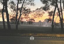 Incendio junto a la CM-400 obliga a cortar el acceso a Tomelloso desde la CM-42