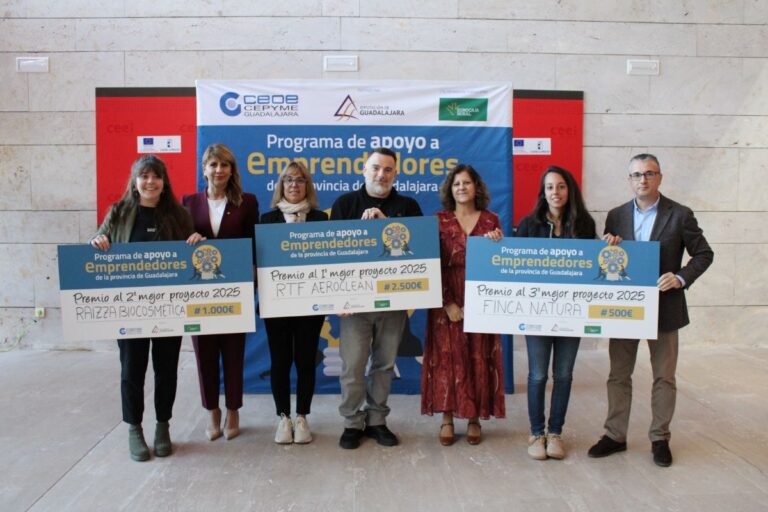 Eurocaja Rural reconoce el esfuerzo y la creatividad de los emprendedores alcarreños de la VIII edición del ‘Programa de Apoyo a Emprendedores’