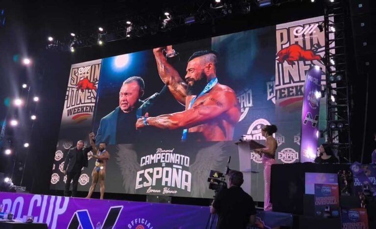 José María Mora, doble campeón de España en culturismo en el Campeonato Nacional NPC